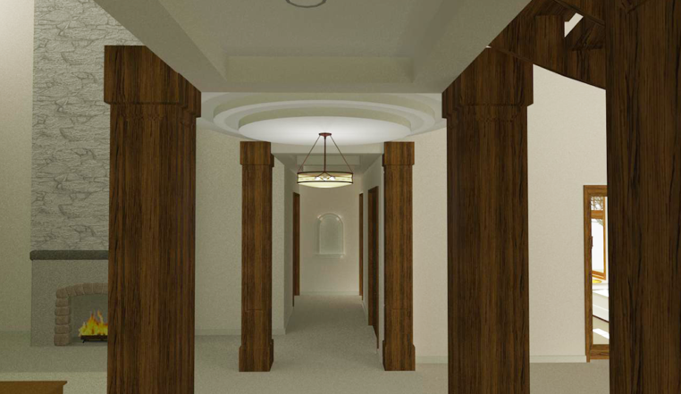 http://Hallway-Luxurious-Mountain-Ranch-Cambridge-Park